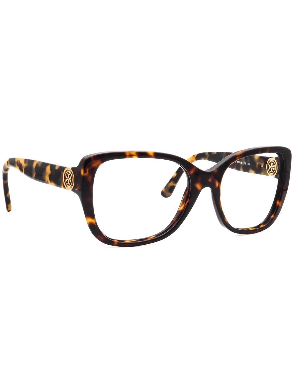 Tory Burch Women’s Tortoise Square-Edge Optical Frames